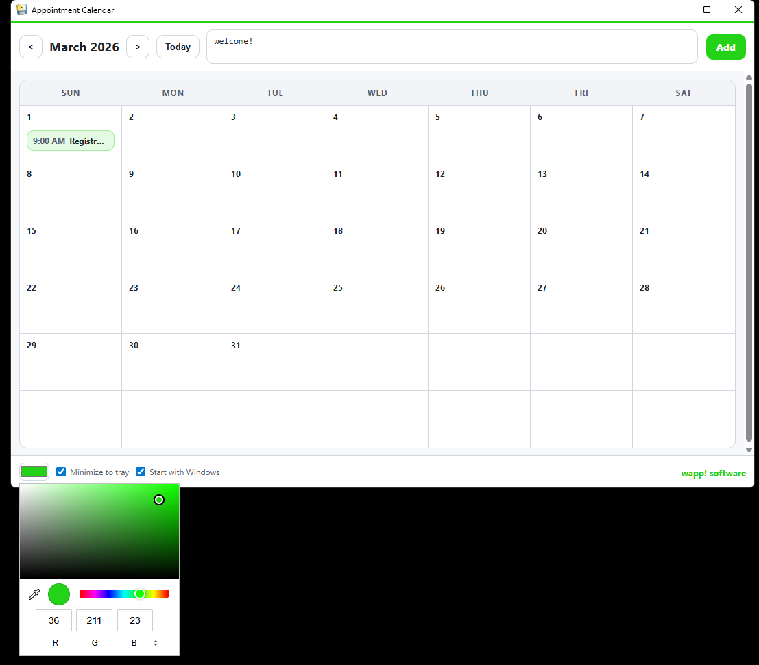 Appointment Calendar screenshot 3